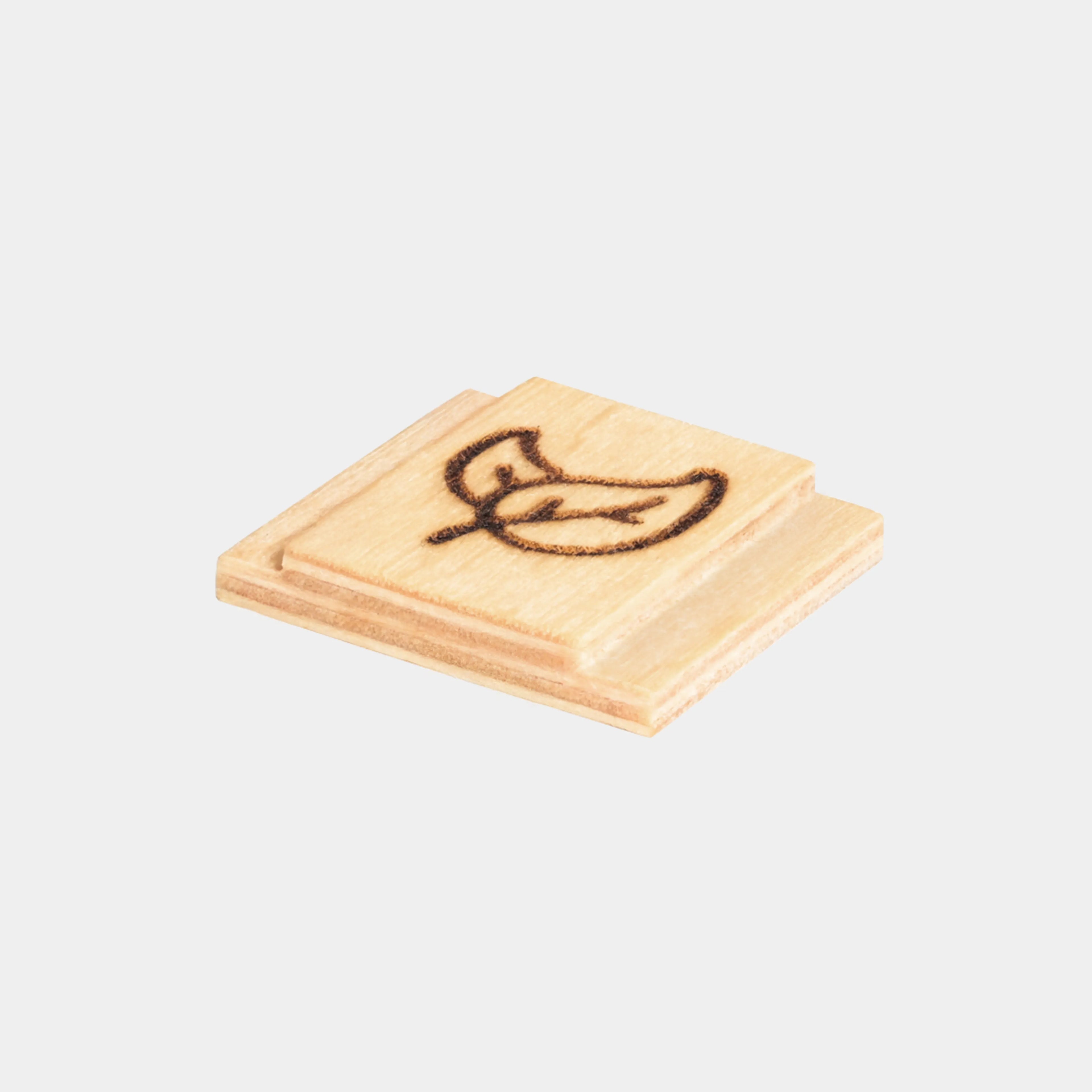 Nordkit Blitzschuh-Aufsatz aus Holz mit Blattmotiv, handgefertigt für Kameras