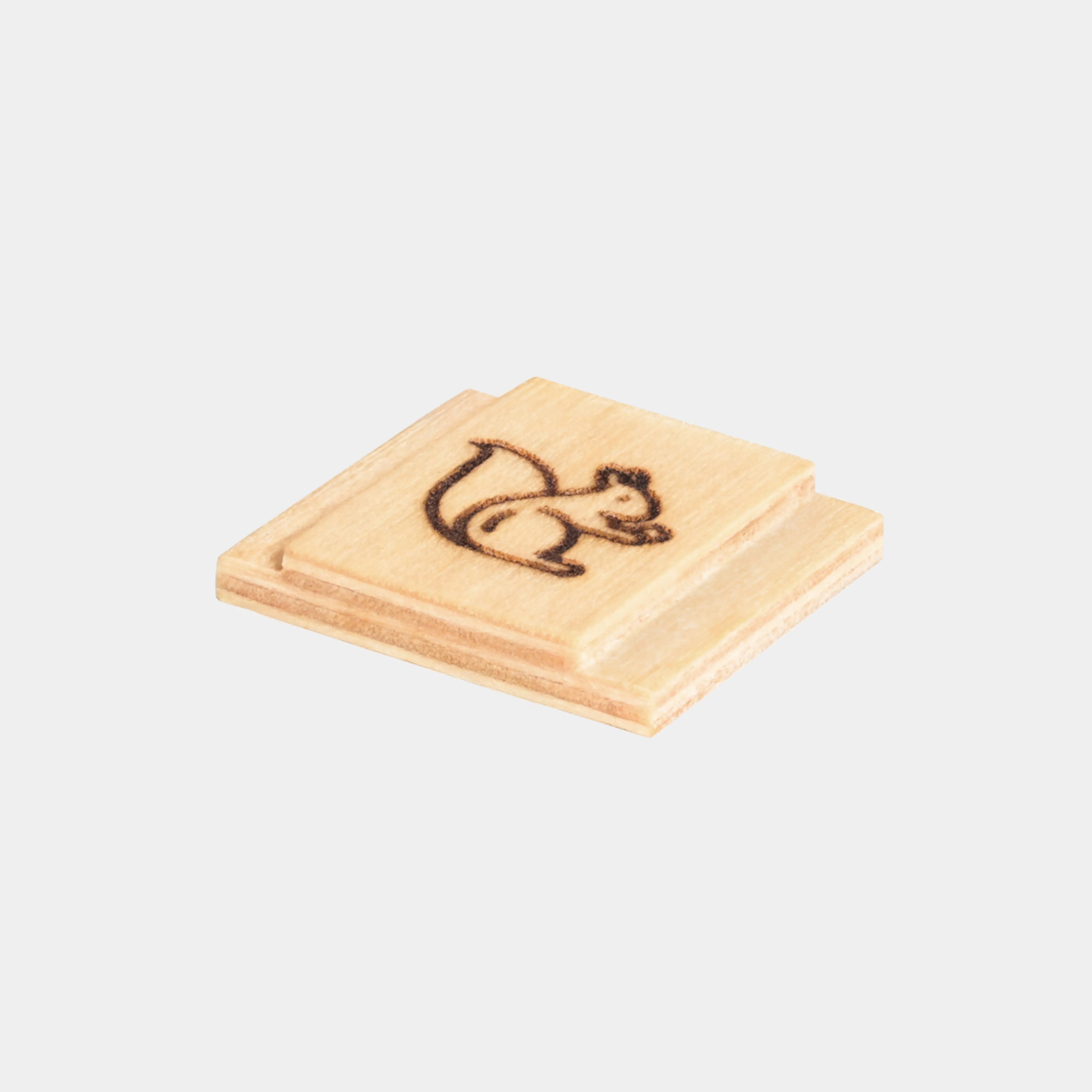 Holz Blitzschuhabdeckung 1er Set mit Lasergravur - Nordkit