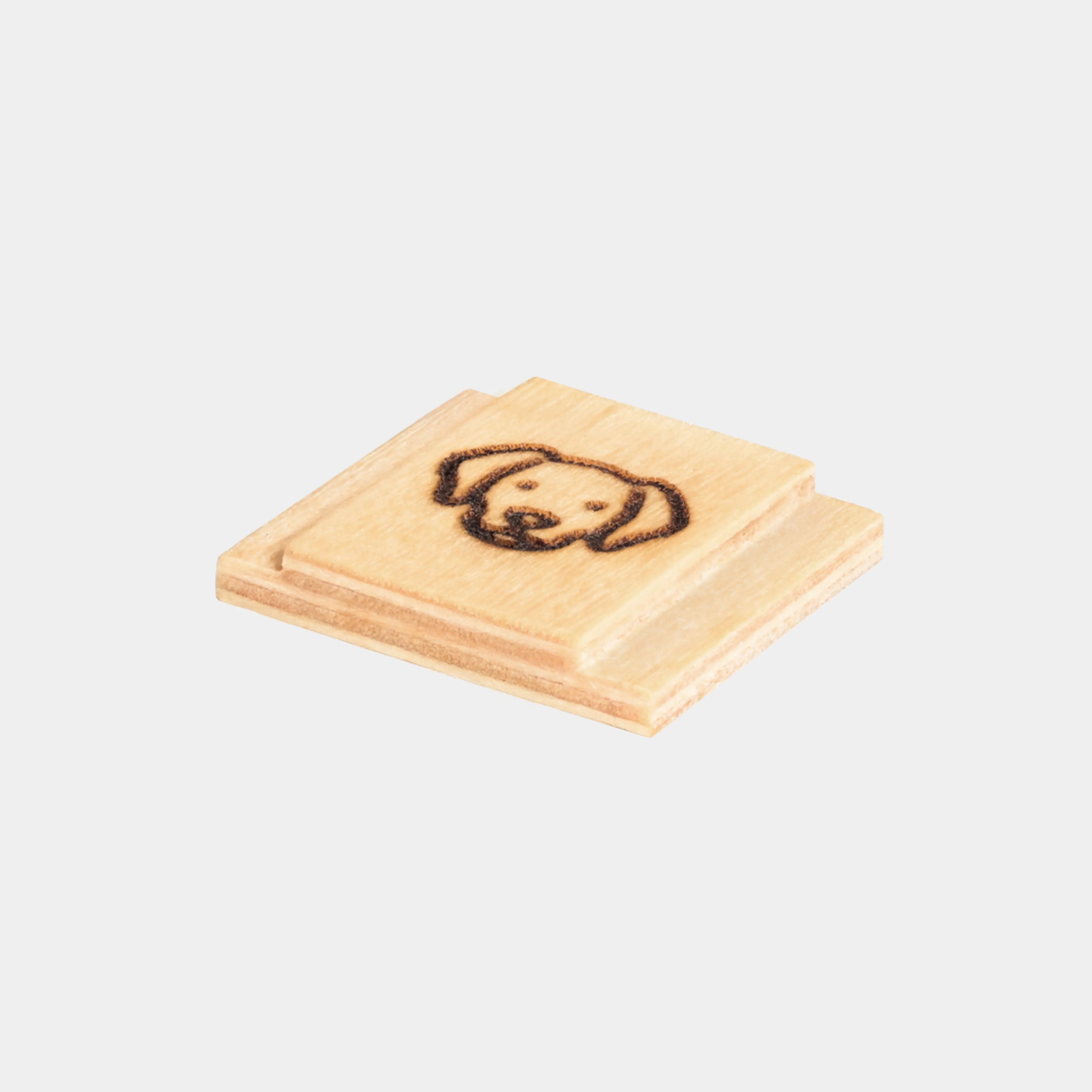 Holz Blitzschuhabdeckung 1er Set mit Lasergravur - Nordkit