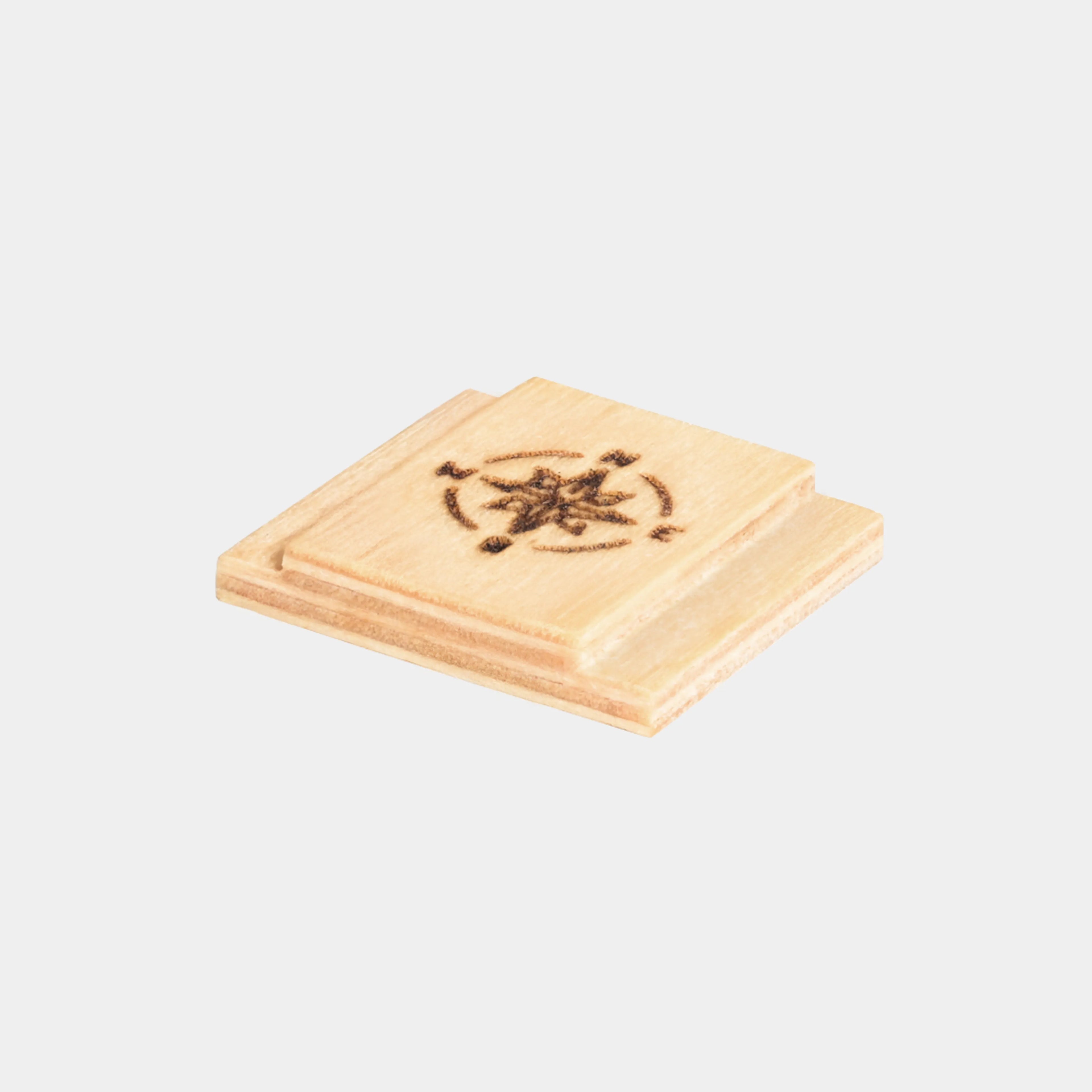 Holz Blitzschuhabdeckung 1er Set mit Lasergravur - Nordkit