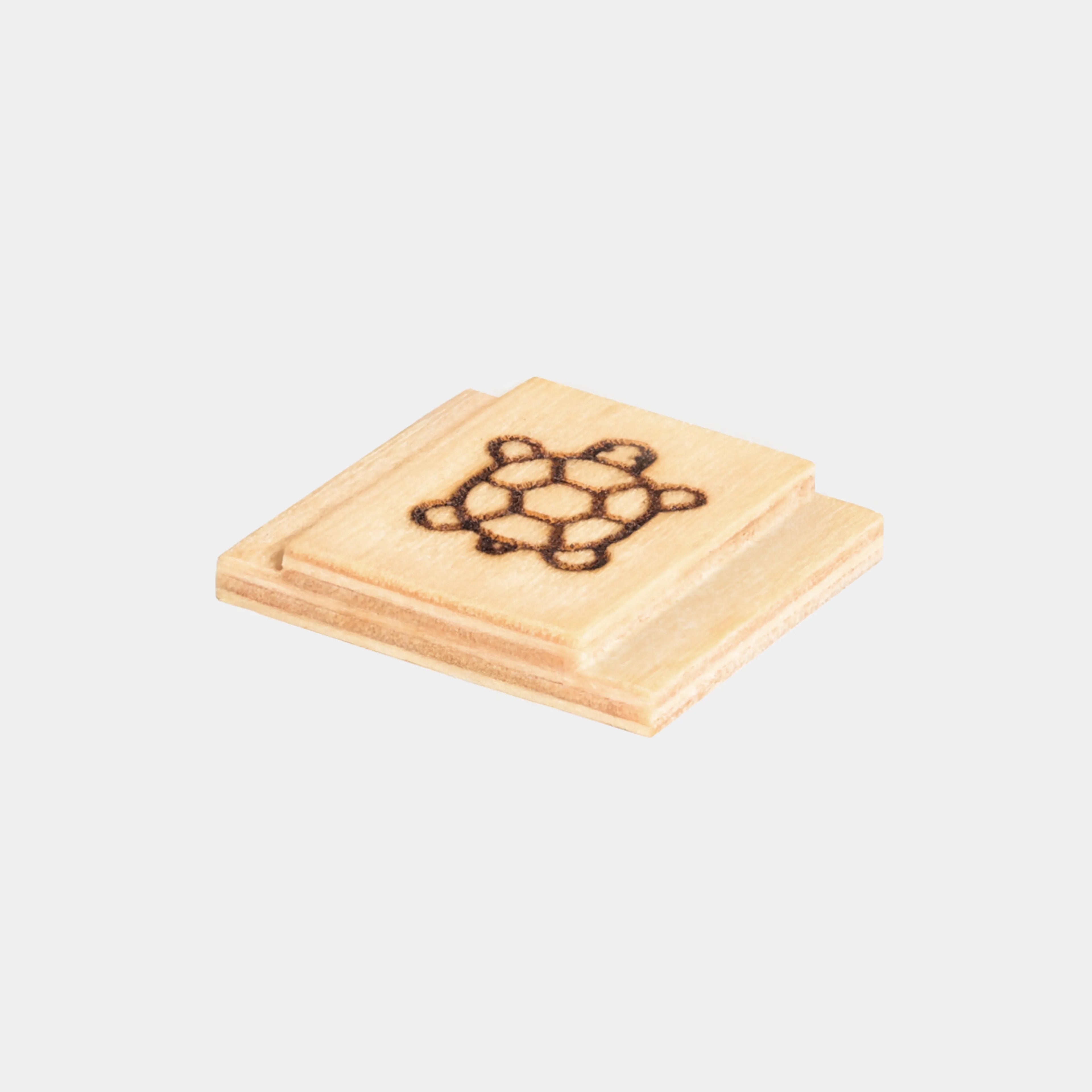 Holz Blitzschuhabdeckung 1er Set mit Lasergravur - Nordkit